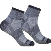 Wrightsock - Escape Quarter - Multifunktionssocken Gr 34-37 grau