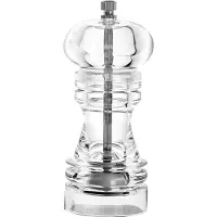 Ibili - 683414 - Mühle für Pfeffer/Salz, transparent, 14 cm