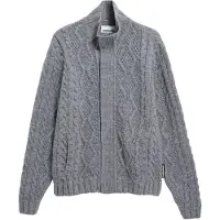Armedangels AANTON | Strickjacke aus Bio-Woll Mix - grau (M)