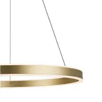 SLV LED-Hängeleuchte One 60, messing, Ø 60 cm, up/down, CCT