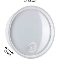 Paulmann Platomo LED-Außenwandleuchte Sensor weiß