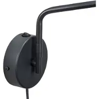 Dyberg Larsen Wandlampe Manchester, grau, Ausladung 45 cm