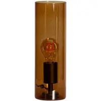 By Rydens Tischleuchte Flake, cognac, Höhe 30 cm, Glas, E27