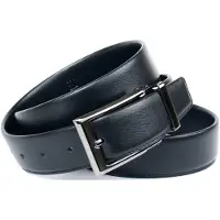 Anthoni Crown Ledergürtel , Herren, Gr. 85, schwarz, Leder, unifarben, Gürtel Ledergürtel, in Hirschprägung