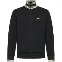 BOSS für Herren. 50543081 Zone Sweatshirt schwarz (XS), Lässig, Baumwolle