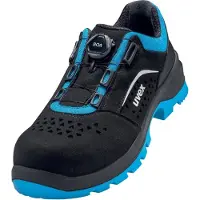 Uvex 2 xenova BOA Sicherheitsschuh S1P Halbschuh gelocht schwarz/blau 37 - 9558137 - schwarz/blau