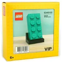 LEGO 6346102 grüner Baustein 2x4 GWP rar exklusiv selten brick VIP