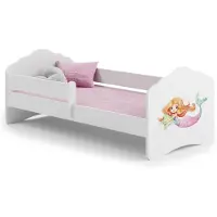 Kobi Meble s. c. Wave Einzelbett 160x80 mit Reling - Mermaid