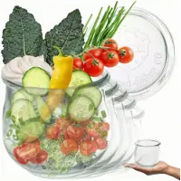 Weck 370 ml Glasbehälter mit Glasdeckel für Gewürze