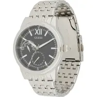 GUESS Herren Uhr Armbanduhr EMERSON GW0976G1 Edelstahl silber