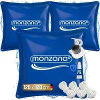 Monzana 3x Poolkissen Winter XL Chlorbeständig rechteckig