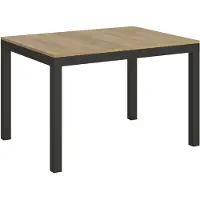 Itamoby Ausziehbarer Tisch 90x120/224 cm Everyday Evolution Eiche Natur Anthrazit Gestell