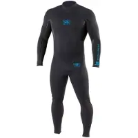 Ocean & Earth Surf School 4/3 Mm Langarm-neoprenanzug Mit Reißverschluss Am Rücken