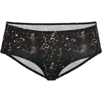 JOOP! Panty JOOP JEANS "Wild Elegance (JOOP Jeans)", Damen, Gr. XXL, blau (dunkelblau), Obermaterial: 81% Polyamid, 19% Elasthan, körpernah, Unterhosen Panty, mit Animal-Look, aus Polyamid und Elasthan