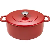 ComBekk Bräter mit Deckel Gusseisen Holly Green ø 24 cm / 3,8 Liter - emaillierte Antihaftbeschichtung