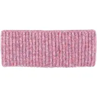 CAPO Stirnband , Damen, rosa (rosé), Strick, Materialmix, unifarben, Mützen Stirnband, Melange-Optik, Rippenstrick, Wollanteil