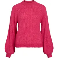 Vila Vivioli Rundhals Strickpullover