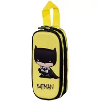 KARACTERMANIA Batman 3d Wackelkopf Doppel Federmäppchen Gelb Gelb One Size
