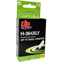 Uprint T3AZUR HJ364XLYUP, Gelb, 12 ml, 1 Stück(e), 750 Seiten