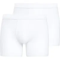 Schiesser Boxershort Herren 103399 Authentic White (2er Set)-M