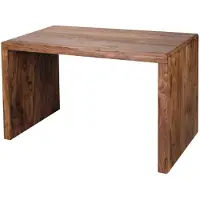 Wohnling Design Natur Sheesham Massivholz Schreibtisch 200 x 100 x 76 cm WL1.434