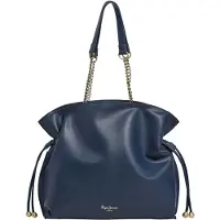 Pepe Jeans für Damen. PL0300037 Gwendolyn navy Handtasche (OSFA), Lässig, Polyurethan, Marine