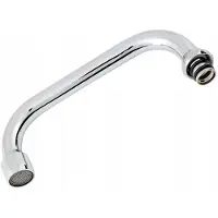 Hydroland U-Typ Küchenauslauf 30cm Chrom