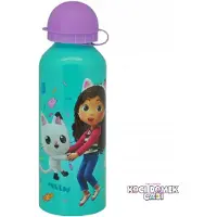 Kids Euroswan Trinkflasche Gabi's Puppenhaus Aluminium Türkis