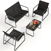 Selius Gartenstühle – Gartenmöbel – Stühle für Balkon, Terrasse und Garten – Schnell trocknendes Teslin-Material