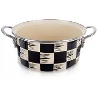 Orion Emailletopf DAMIER 20cm, 2,2L Induktionsgeeignet