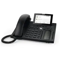 Snom D385 - IP-Telefon - Schwarz - Kabelgebundenes Mobilteil - Tisch/Wand - Im Band - Out-of band - SIP-Info - 12 Zeilen