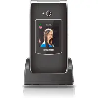 Beafon SL645 LTE (4G), Klappgehäuse, Single SIM, 7,11 cm (2.8"), 1,3 MP, 1550 mAh, Schwarz, Silber