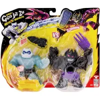 Moose Heroes of Goo Jit Zu Meteor Madness Dehnbare Figuren 2er-Pack Pantaro vs. Sludgewing 12 cm