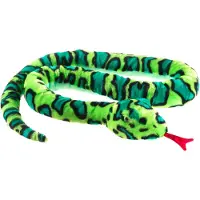 Heunec Kuscheltier "Misanimo, Schlange grün, 180 cm", grün, Plüschfiguren, KinderL:180cm, Polyester, Kuscheltier, L:180cm