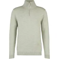 Stoic - MerinoKnit MMXX.Kniva Half Zip - Merinopullover Gr 4XL grau/beige