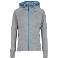 Stoic - Kid's MerinoFleece240 StorforsSt. Zip Hoody - Merinohoodie Gr 152 grau