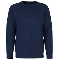 Stoic - Heavy MerinoKnit MMXX.Rutvik Sweater - Merinopullover Gr 3XL blau