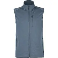 Stoic - MerinoWaffleFleece320 NorrdalSt. Vest - Merinoweste Gr XL grau