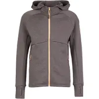 Stoic - Kid's MerinoFleece240 StorforsSt. Zip Hoody - Merinohoodie Gr 152 grau