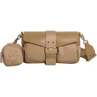 Pepe Jeans für Damen. PL0300061 Braune Umhängetasche Gale (OSFA), Beige, Lässig, Polyamid