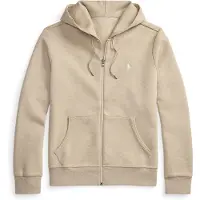 Ralph Lauren für Herren. 710881517509 Doppelt gestricktes Sweatshirt mit beigem Reißverschluss (XS), Lässig, Baumwolle