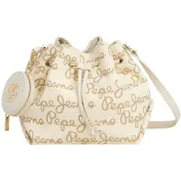 Pepe Jeans für Damen. PL0300075 Tasche Giulia cremefarben (OSFA), Weiß, Lässig, Party, Baumwolle