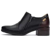 Pikolinos Damen Pumps Leder Reißverschluss weiche Innensohle Malaga W6W-5902C1, Größe:42 EU, Farbe:Schwarz