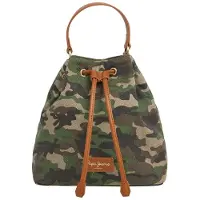 Pepe Jeans für Damen. PL0300056 Ganya grüne Tasche (OSFA), Lässig, Camouflage, Baumwolle
