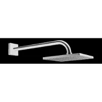 Hansa Kopfbrause HANSAVIVA 200x200mm, Wandmont., Ausl. 400mm, chrom