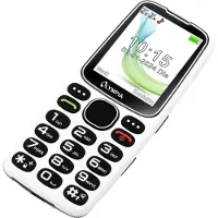 Olympia Komfort-Mobiltelefon mit Großtasten und großem Farb-LC-Display weiß Star