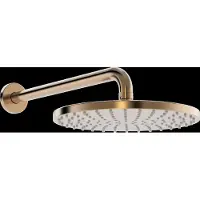 Hansa Kopfbrause HANSAVIVA b geb., Wd-mont. (1-Loch), Ausl. 348mm