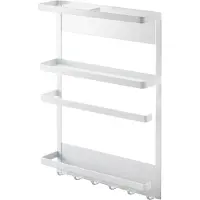 Yamazaki Magnetisches Küchenregal Tower White