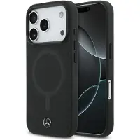 Mercedes Plain Smooth Leather Magsafe Iphone 17 Pro Handyhülle