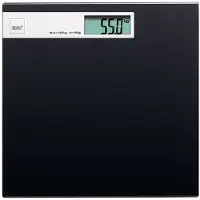 kela Personenwaage Graphit Glas schwarz 30x30x2cm, 21298